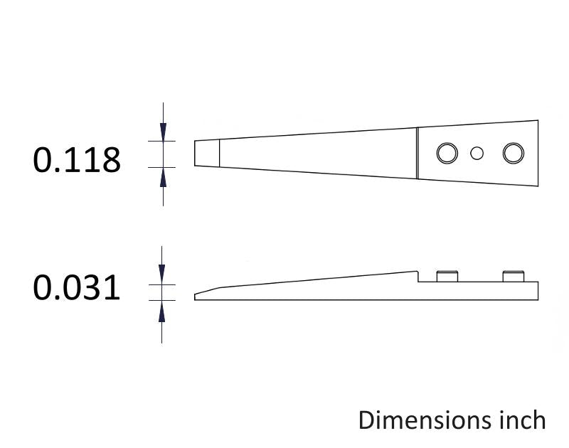 Ideal-tek Plastic Tweezer Tips A272CF – view 3