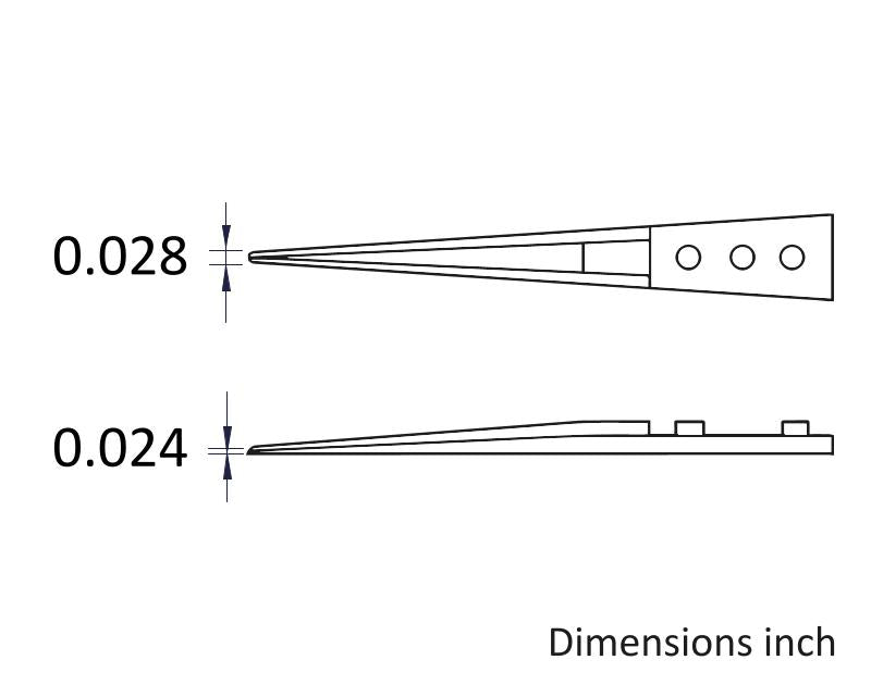 Ideal-tek Ceramic Tweezer tips A71MZ – view 3