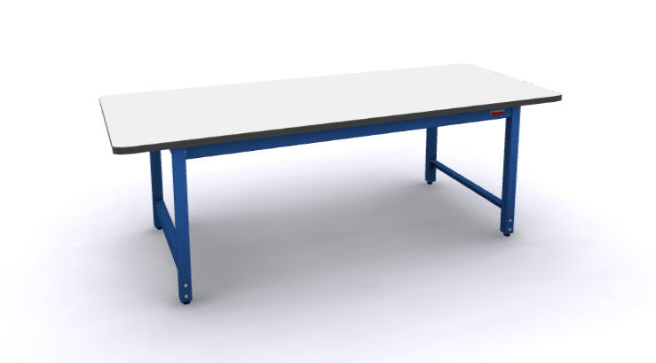 RTW Work Table with Laminate Surface and Protective Edge 30 x 96