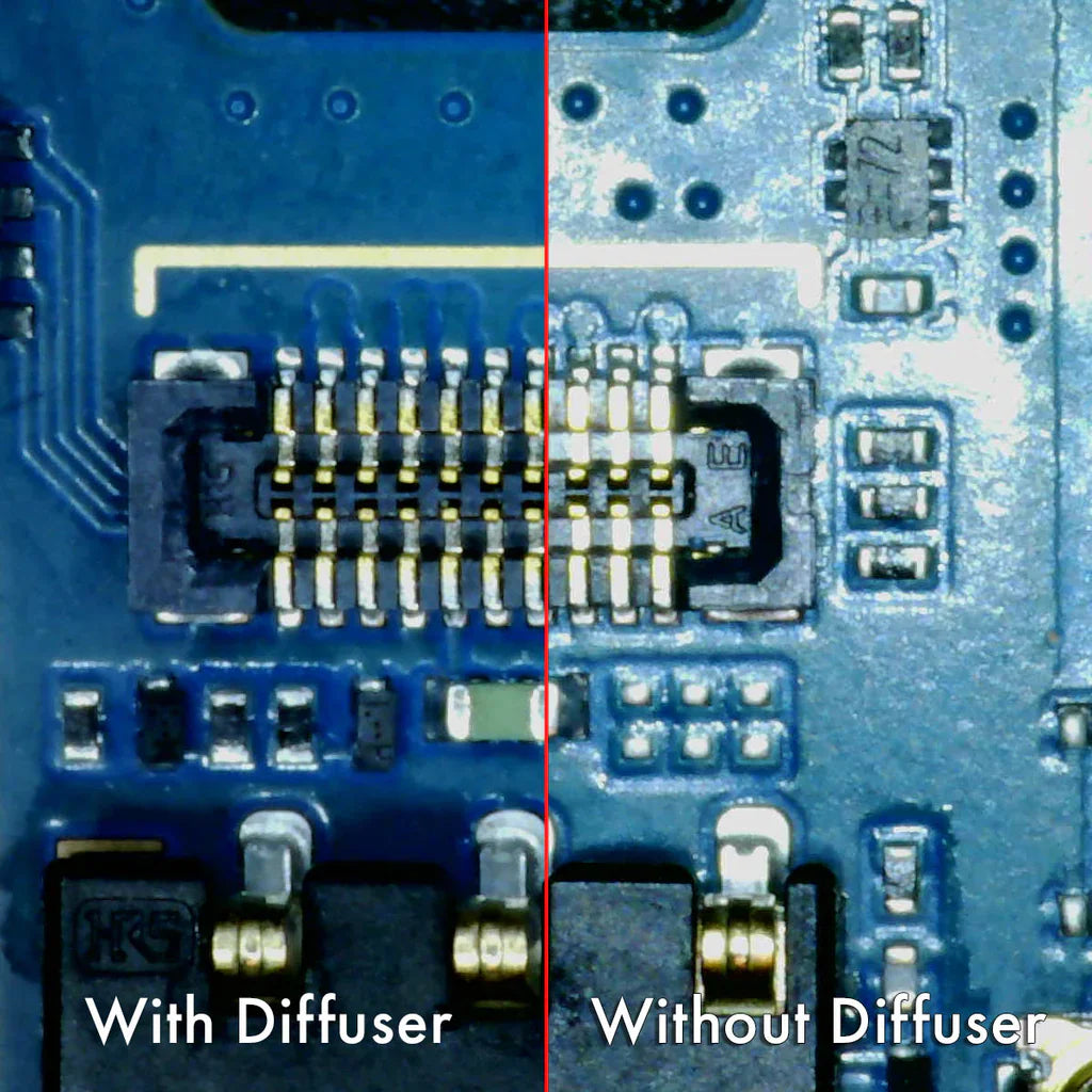 Aven Mighty Scope ClearVue Digital Microscope 8x-25x with Diffuser, FlexArm Stand & Magnetic Base