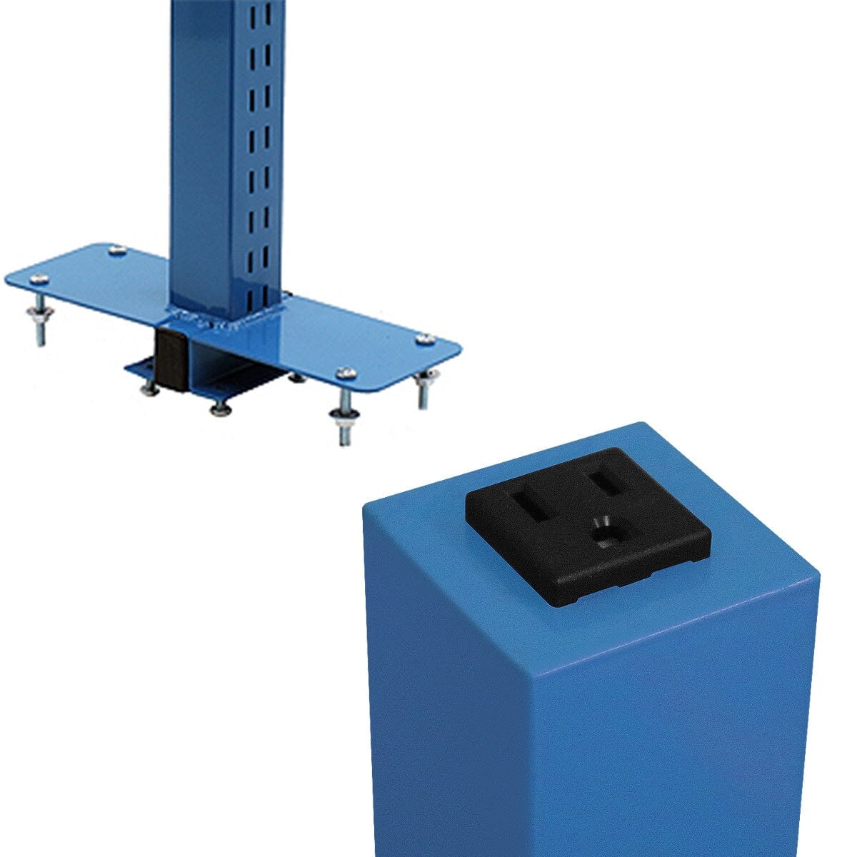 BenchPro Double Sided Slotted Uprights with Power Plugs - Set of Two