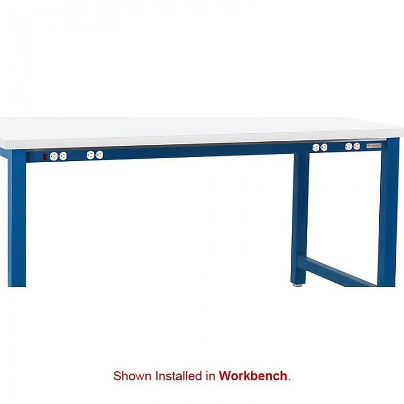 BenchPro Power Plugs Installed in Frame