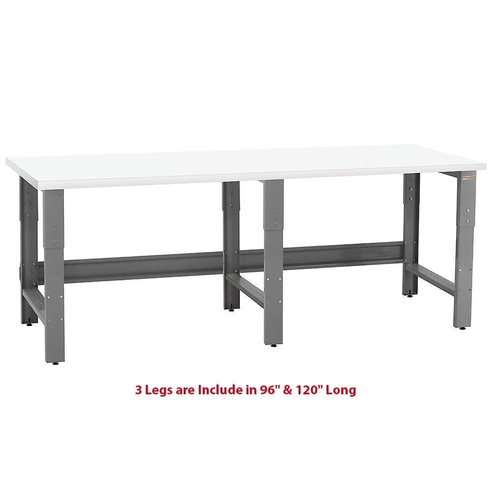 Benchpro Roosevelt Series Workbench with Formica™ Plastic Laminate and Square Cut Edge