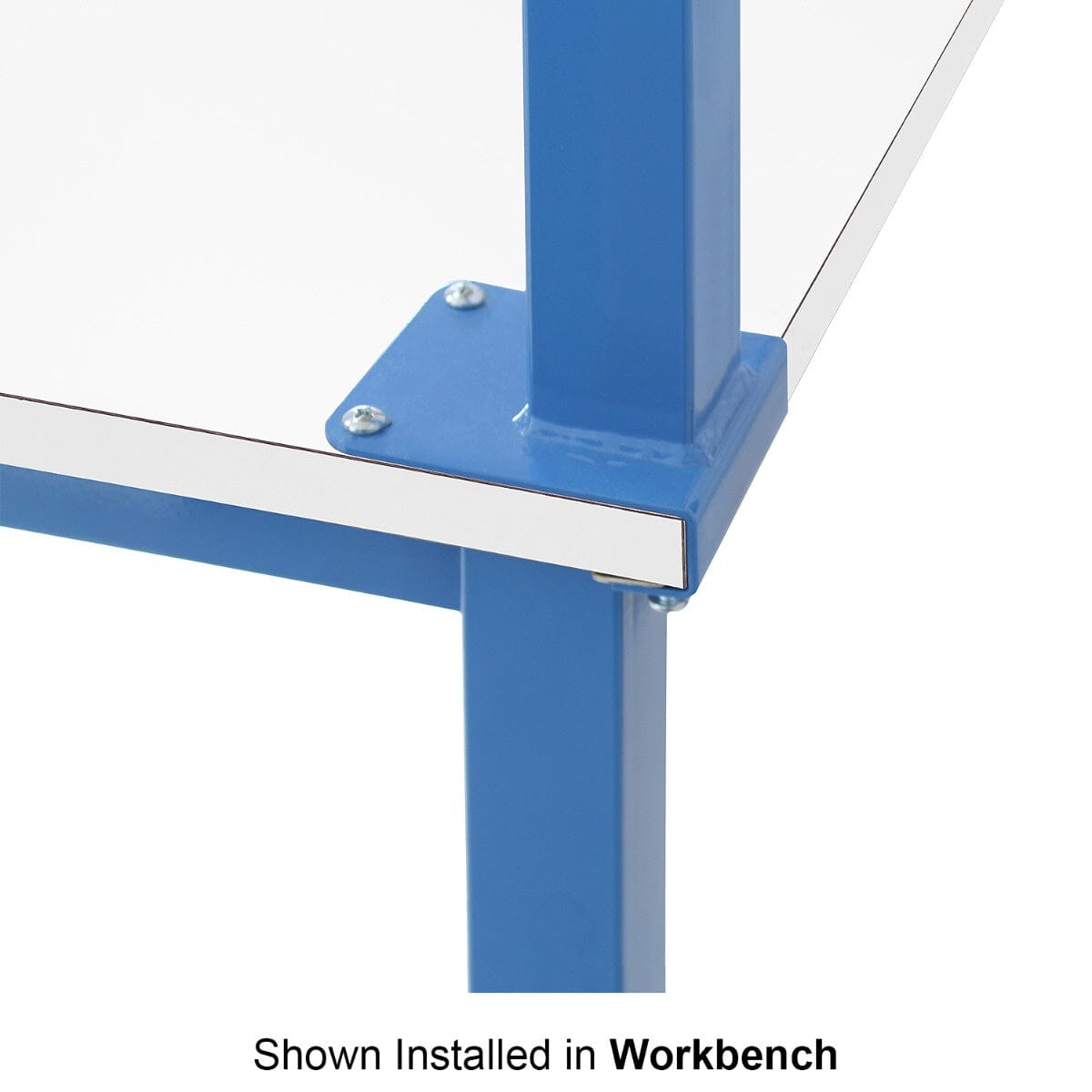 BenchPro Single Sided Slotted Uprights for 1.25" Thick Tops, Set of Two. (Not Butcherblock)