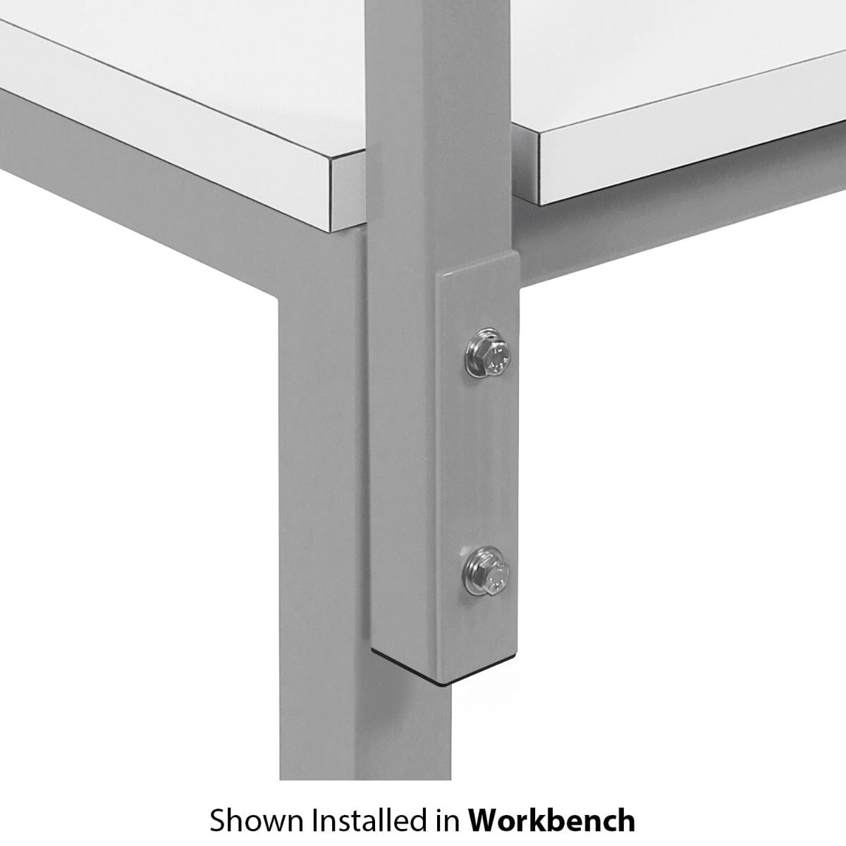 BenchPro Single Sided Slotted Uprights, Leg Mounted, Set of Two