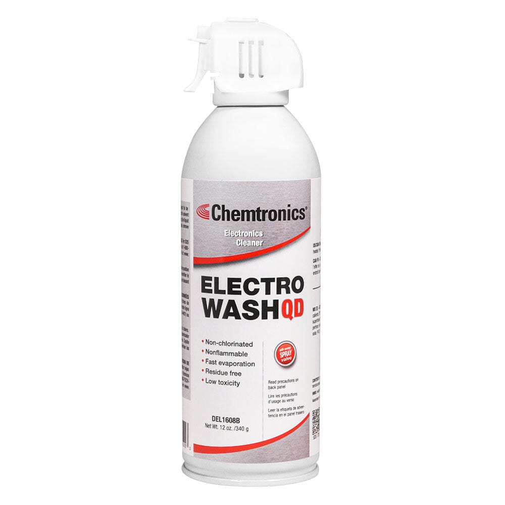 Chemtronics Electro-Wash® QD Cleaner Degreaser, 12 oz Aerosol