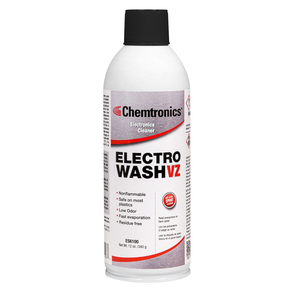 Chemtronics Electro-Wash® VZ Cleaner Degreaser, 12 oz Aerosol