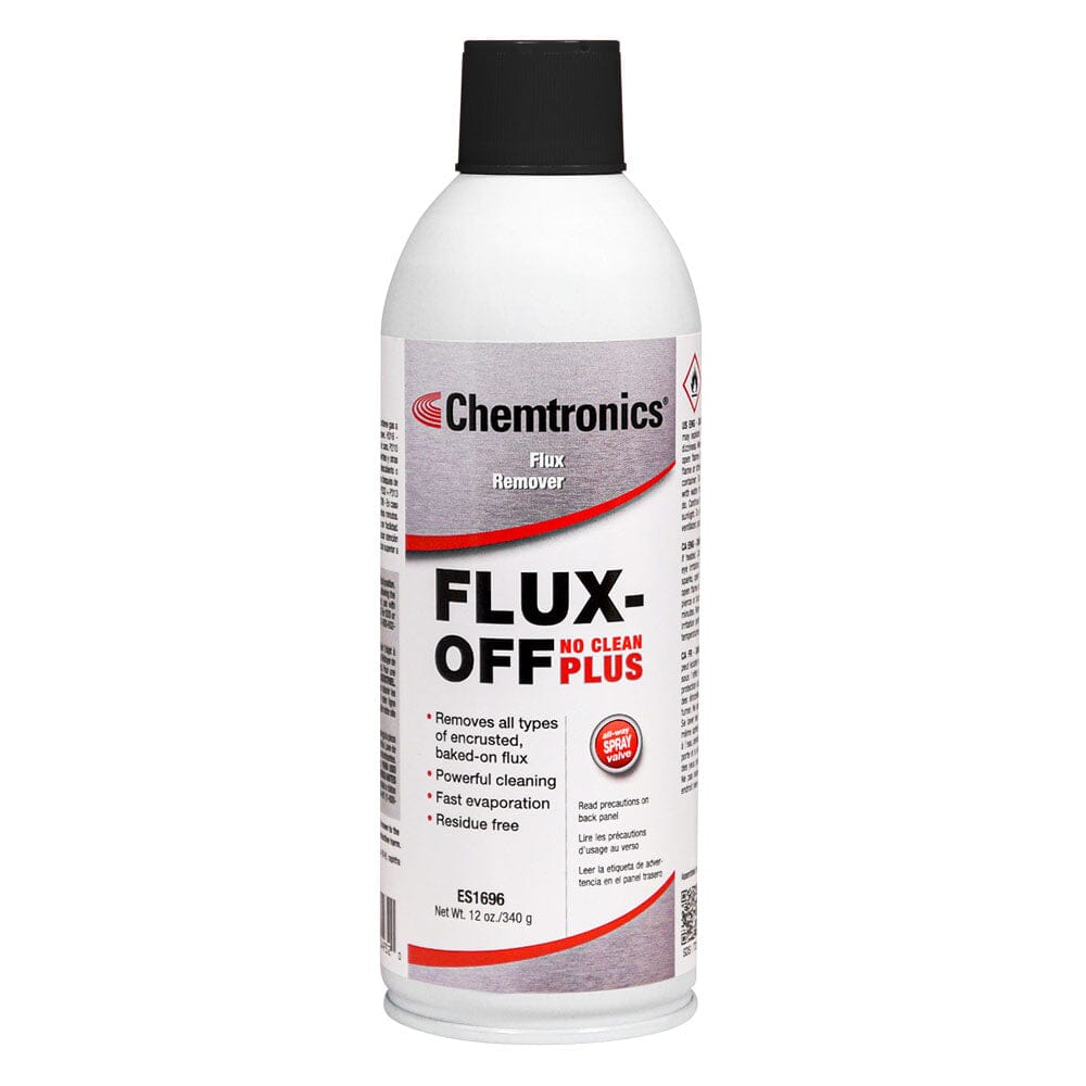 Chemtronics ES1696 Flux-Off No Clean Plus Flux Remover, 12 oz Aerosol
