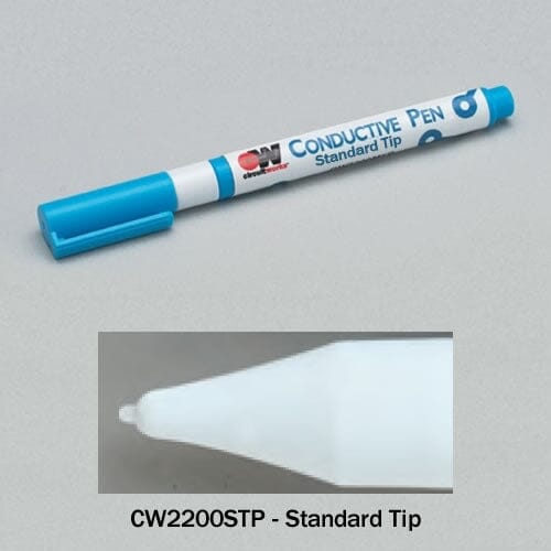 CircuitWorks® CW220STP Silver Conductive Pen with Standard Tip