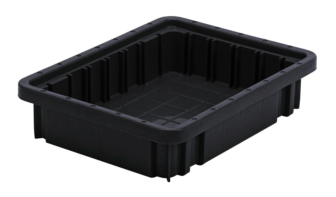 Conductive Dividable Grid Container DG91025CO, 10-7/8"L x 8-1/4"W x 2-1/2"H