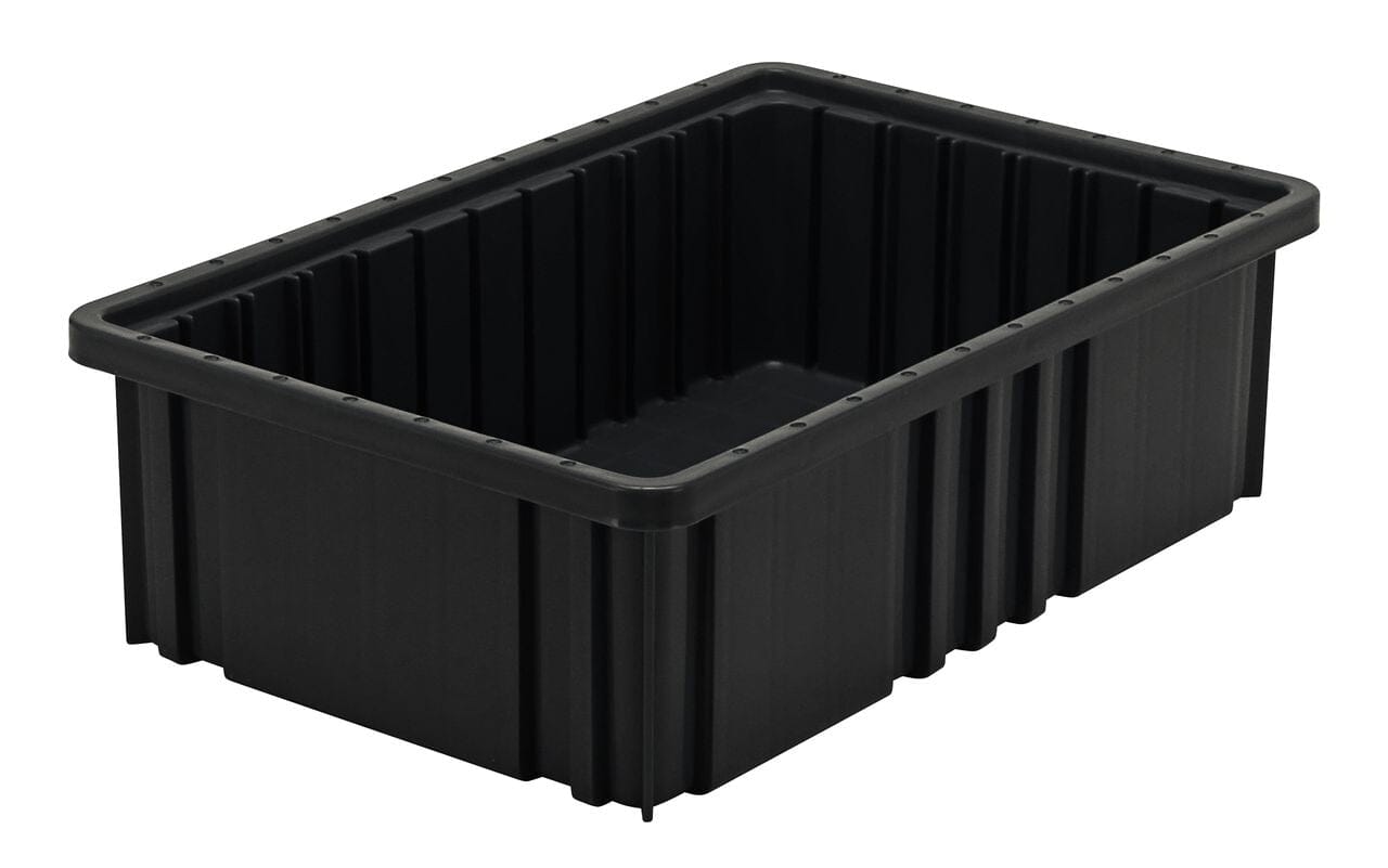 Conductive Dividable Grid Container DG92050CO, 16-1/2"L x 10-7/8"W x 5"H