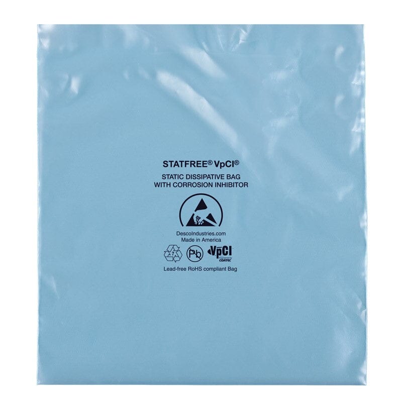 Desco VpCI-125 HP ESD Blue, 3 Mil, 4" X 6", 100 Pack