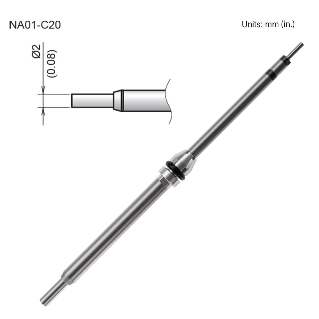 Hakko NA01-C20 2.0mm Nozzle for FR-850/FR-8501