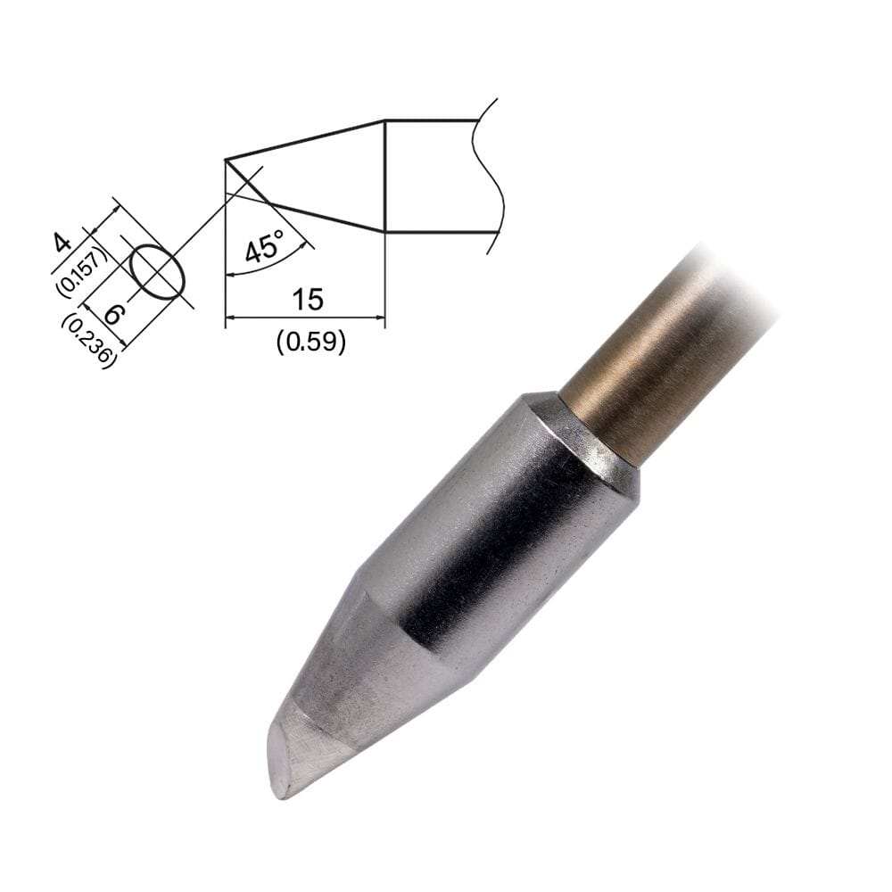Hakko T37-BC4060 Tip Bevel, 4 x 6mm, UHD, FX-8004/8005, FX-805