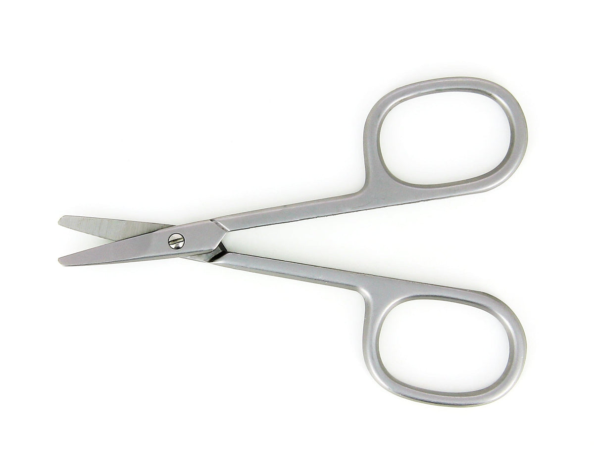 Ideal-tek High Precision Scissors – Stainless Steel – Curved – OAL 90mm (3.5″) – Made in Italy
