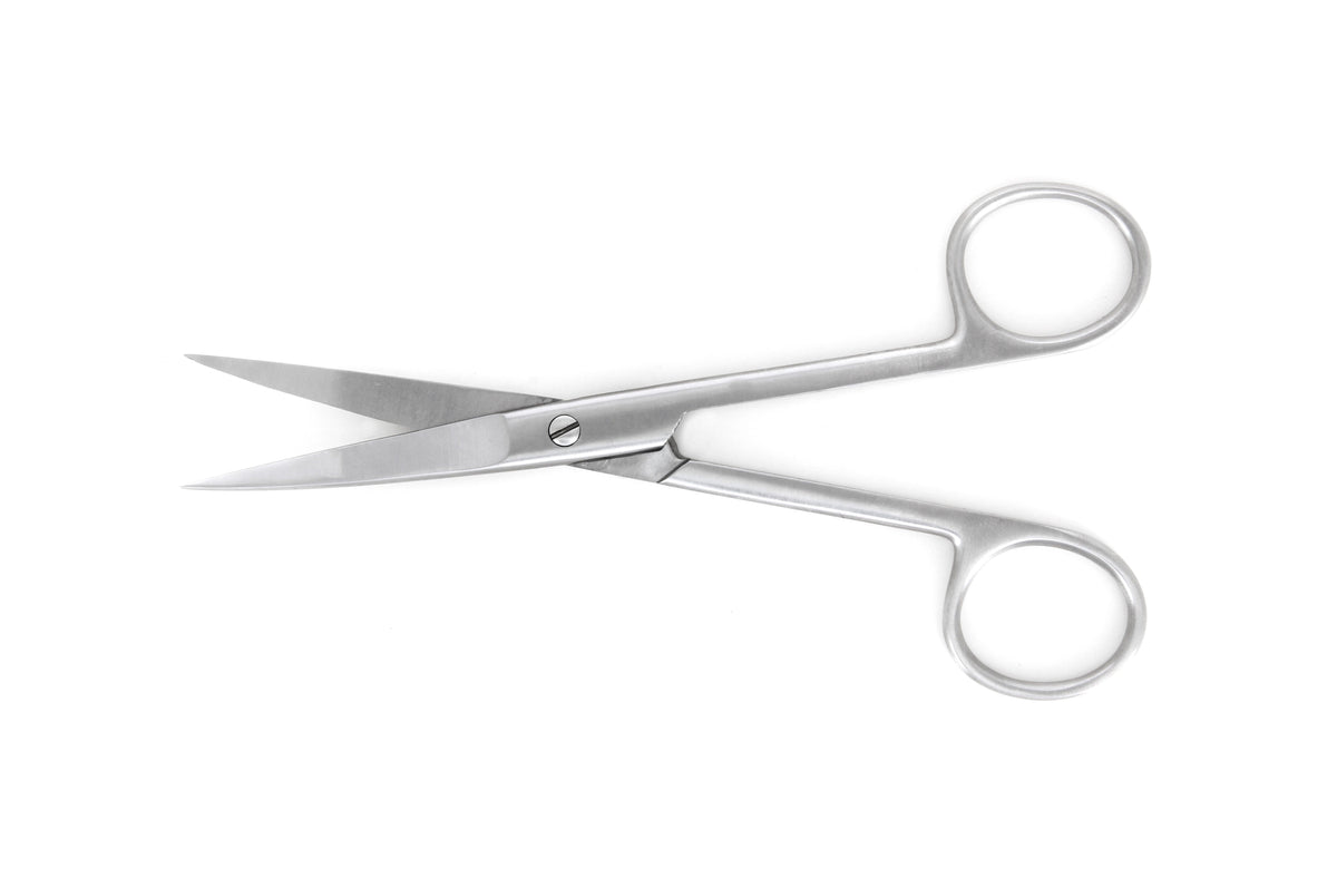 Ideal-tek Precision Scissors – Stainless Steel – Curved – OAL 145mm (5.7″) – Made in Pakistan