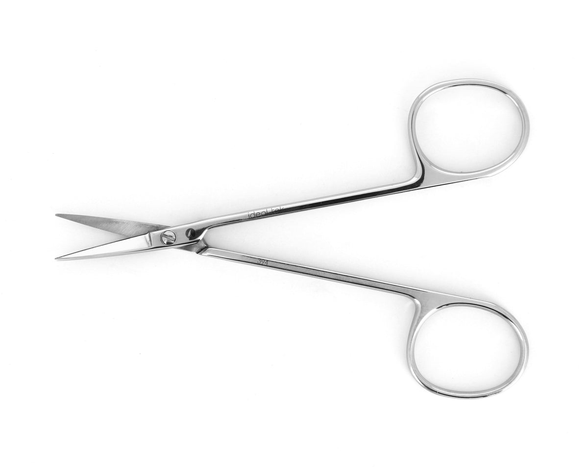 Ideal-tek UltraCut Scissors – Stainless Steel – Straight – Serrated – OAL 112mm (4.4″) – Made in Italy