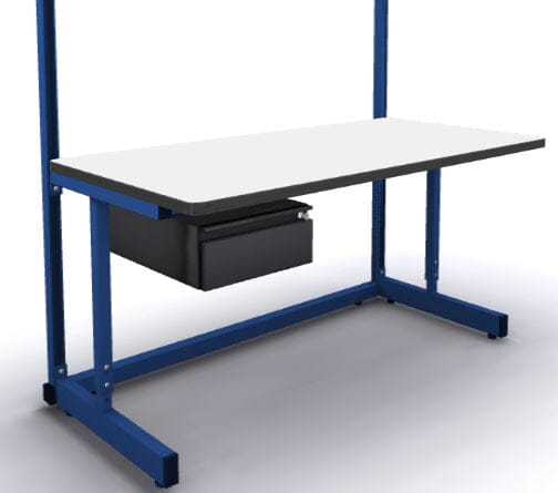 Production Basics 6" Drawer for C-Leg & Easy-Lift Dual-Leg Stations