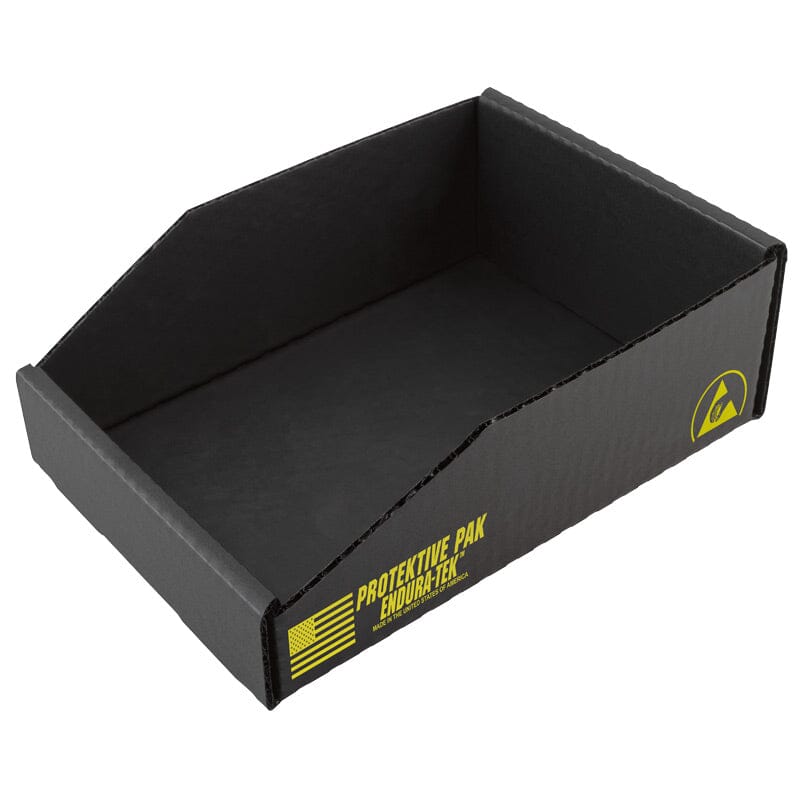 PROTEKTIVE PAK 39420 OPEN BIN BOX, ENDURA-TEK, 12 x 4 x 4 IN