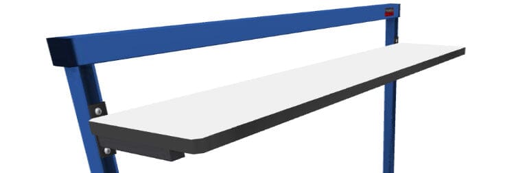 Shelf with Laminate Surface, Rounded Corners & Protective Edge