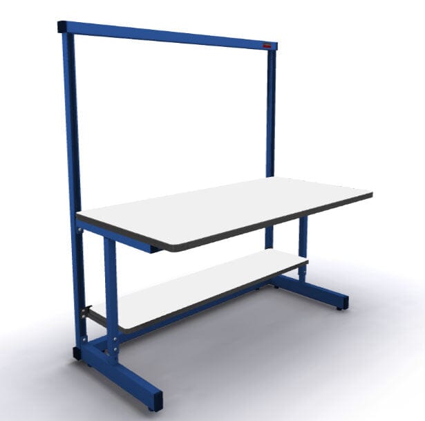 Under-Surface Shelf with Laminate Finish for C-Leg Series Workstations