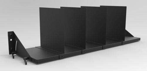 Universal Steel Shelf Dividers 12" High, Set of 4