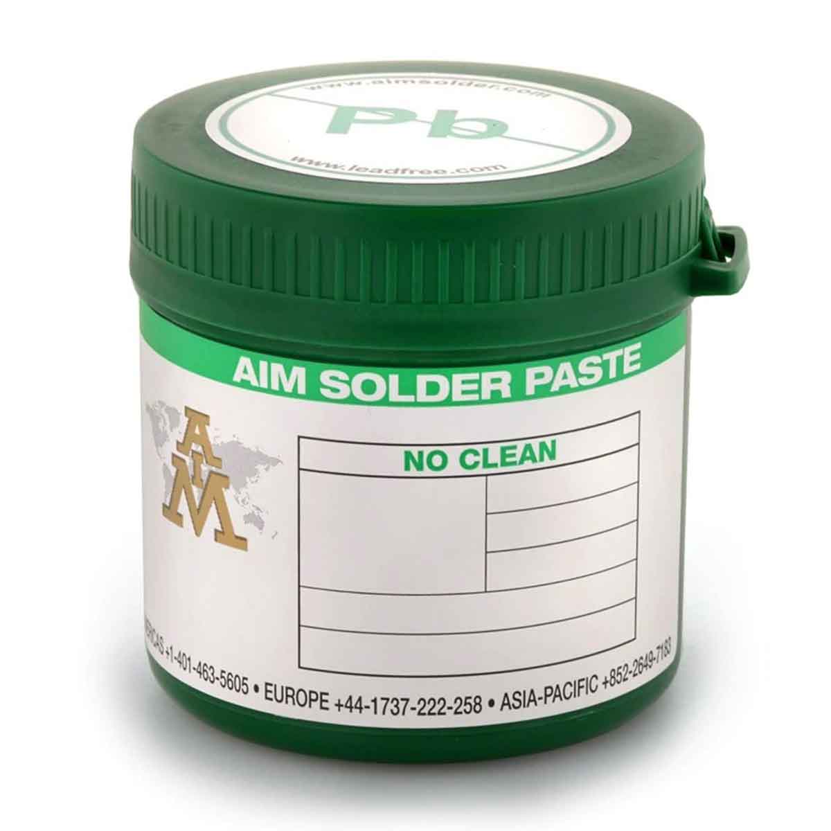 AIM Lead Free No Clean Solder Paste NC259-SN100C-T4, 500 Gram Jar