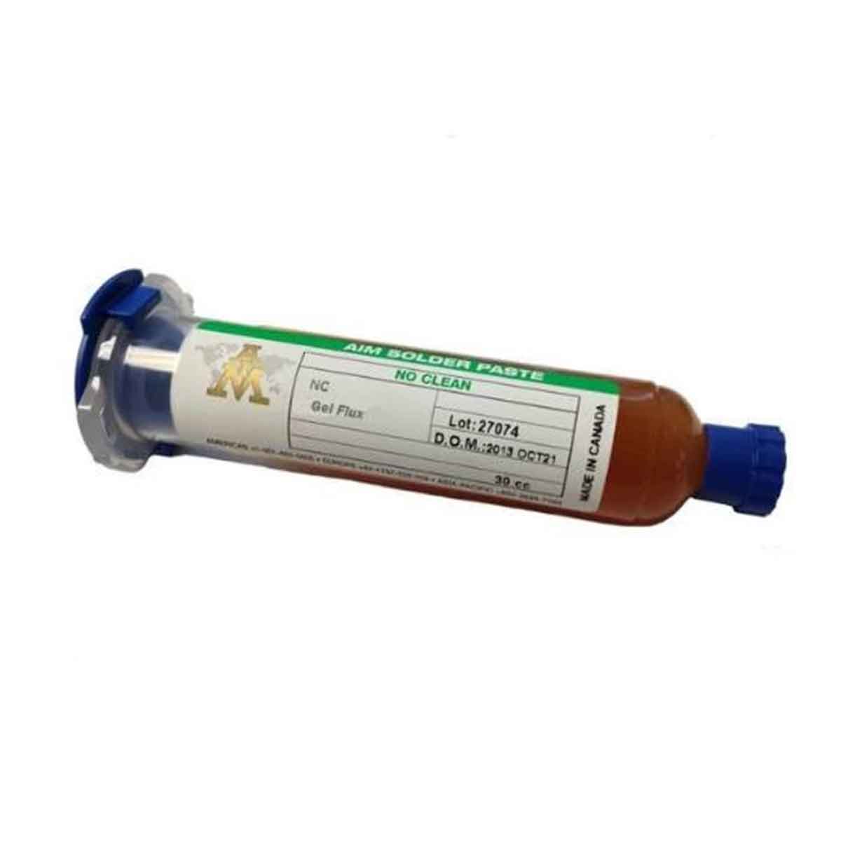 AIM NC217 Gel Flux, No-Clean 10cc Syringe