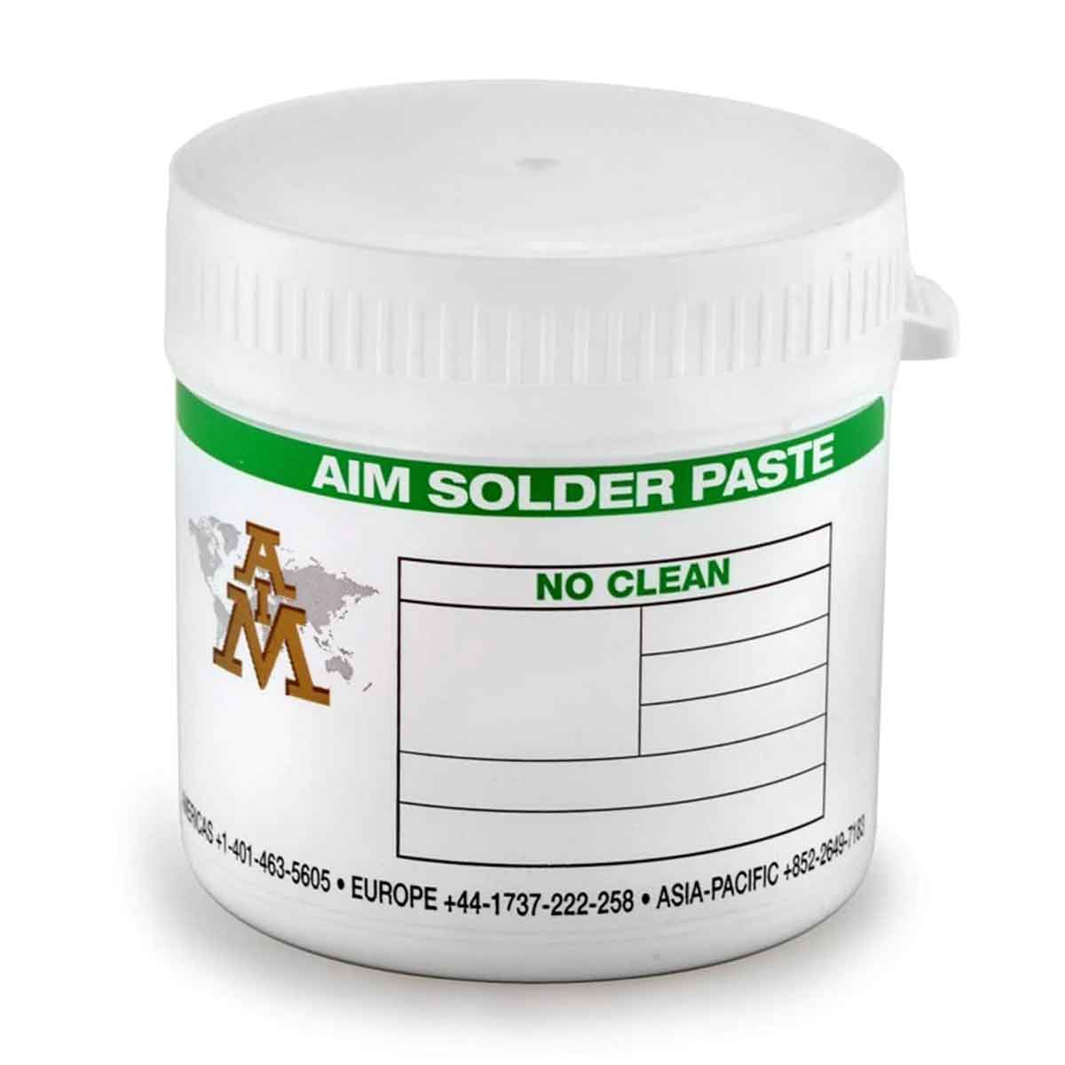 AIM NC257-2-SN63/PB37-T3 No Clean Solder Paste, 500 Gram Jar