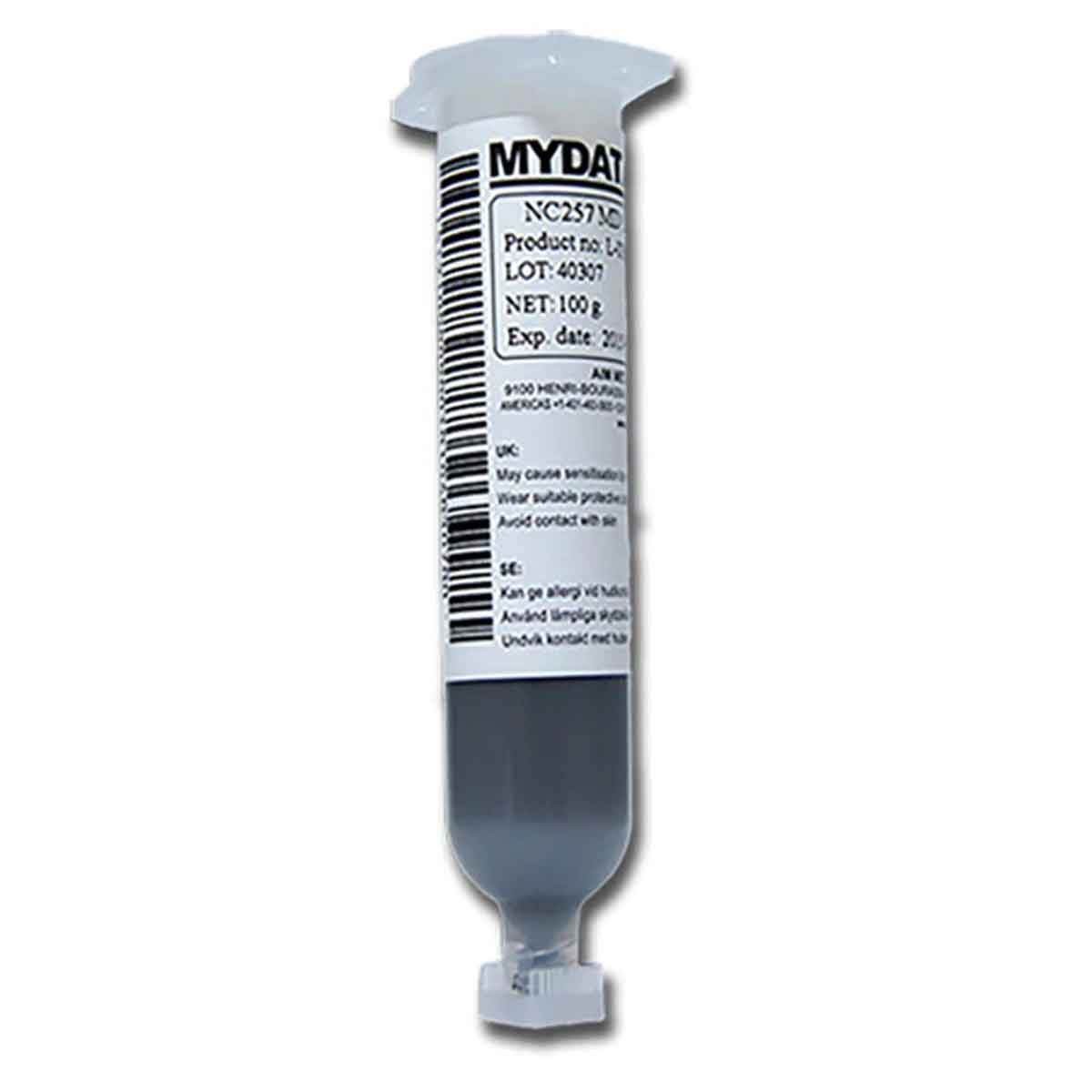 AIM Solder Paste NC257MD-SAC305-T5, 30cc Syringe for Mycronic Jetting Equipment