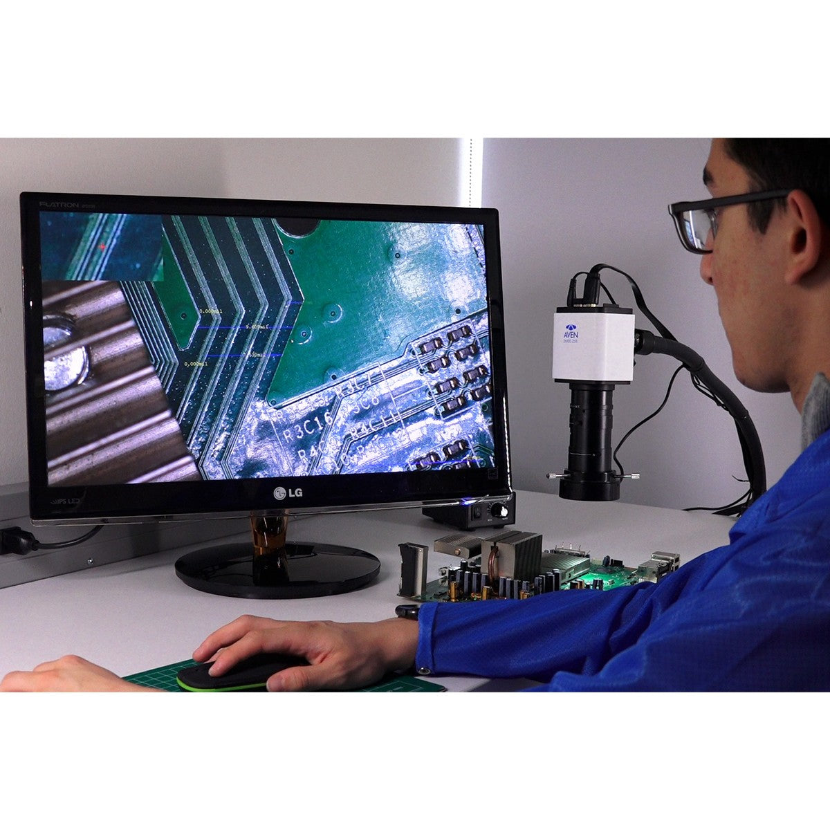 Aven Mighty Cam Pro Auto Focus Digital Microscope with Flex Stand