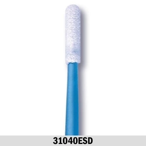 Coventry™ 31040ESD Static Control Swabs, 0.12" Knit Polyester Head, 2.8" Handle, 500 Count