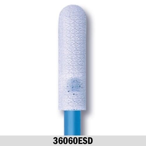 Coventry™ 36060ESD Static Control Swabs, 0.19" Knit Polyester Head, 5.8" Handle, 500 Count