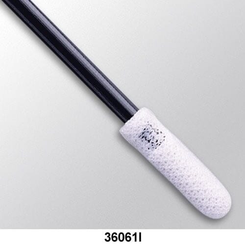 Coventry™ 36061I Sealed Polyester Swabs, 0.21" Knit Polyester Fabric Head, 5.8" Handle, 25 Count