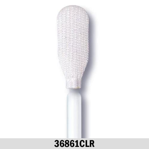 Coventry™ 36861CLR Static Control Swabs, 0.28" Knit Polyester Head, 6.5" Handle, 500 Count