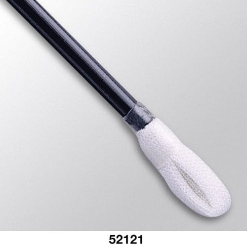 Coventry™ 52121 Pillow-Tip Swabs, 0.23" Wrapped Polyester Head, 6.3" Nylon Handle, 25 Count