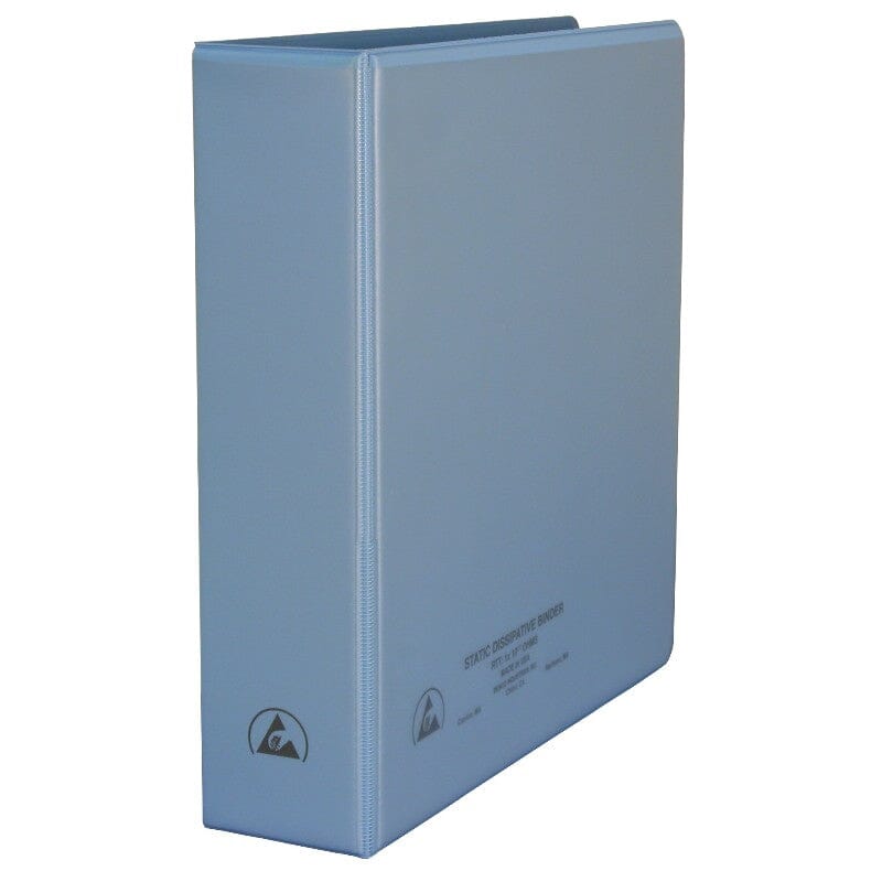 Desco 07433 Static Dissipative ESD Binder w/ Clear Pocket, 2