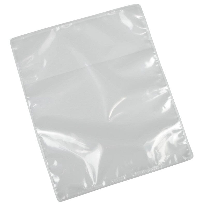 Desco 07452 Shop Traveler w/ Extra Pocket, Clear, 3 MIL, 10" x 12", 25 EA/PK