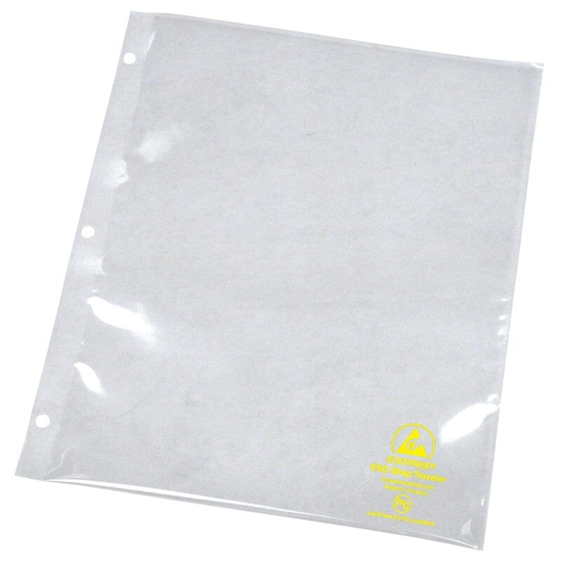 Desco 07473 Shop Traveler, Clear, 3 MIL, 8.75" x 11.25",100 EA/PK