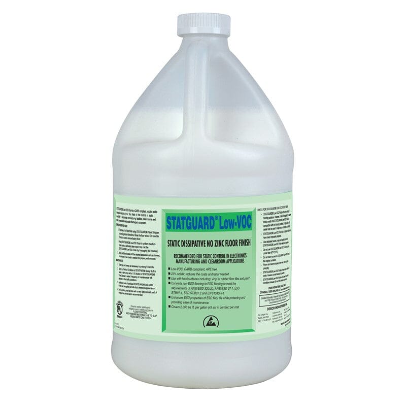 Desco 10514 Statguard Low-VOC Floor Finish, 1 Gal