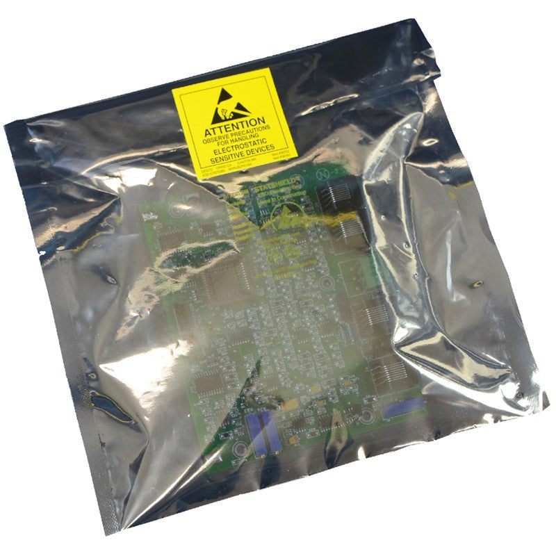 Desco 13458 Statshield® Metal-In Bag, 7" x 16", 100 EA/PK