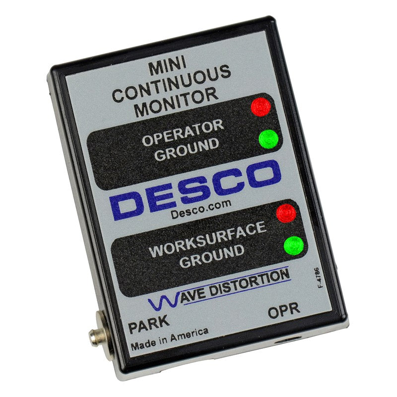 Desco 19239 Continuous Mini Monitor, Single Wire, N. American Plug