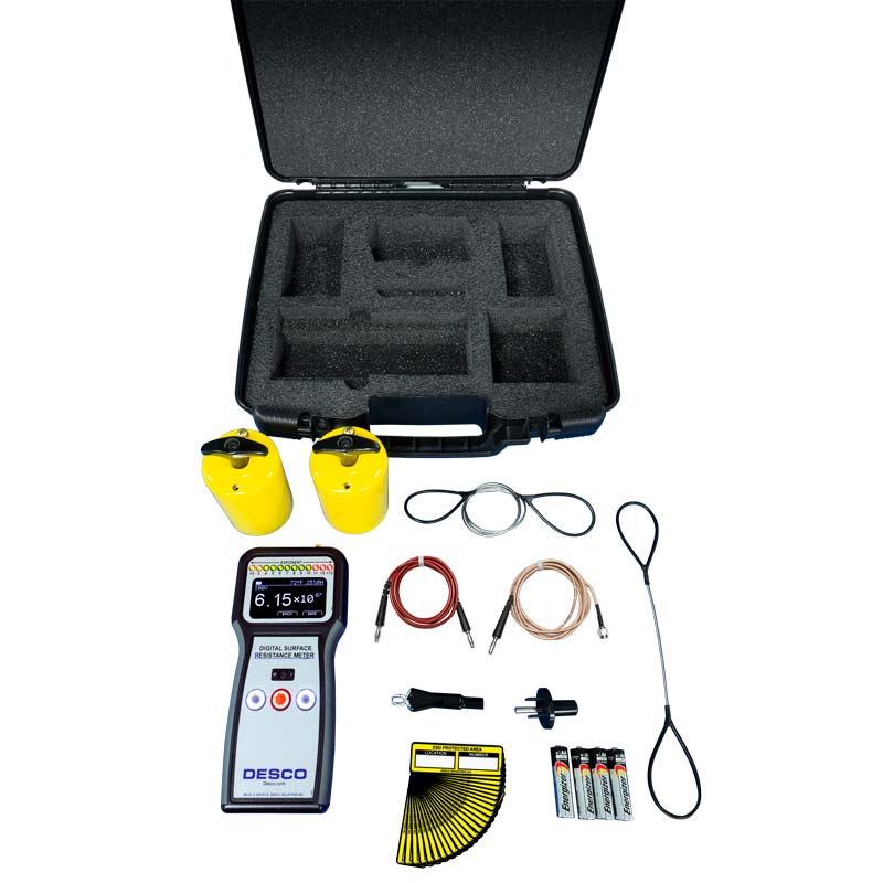 Desco Digital Surface Resistance Meter Kit 19290