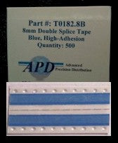 Double Splice Tape 8mm, High Adhesion 500 Ct. Box