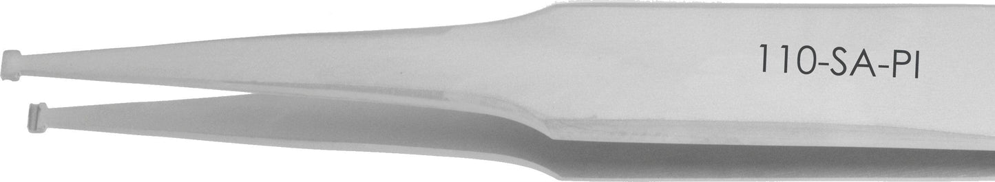 Excelta Tweezers 110-SA Paddle Tip, Anti-Mag, Stainless Steel 4.25"