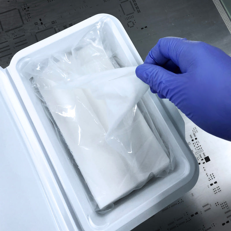 FREE-SAT™ FS-NT1-77 Poly-Cellulose 70% IPA Cleanroom Wipes, 7″ x 7″, 100 Ct