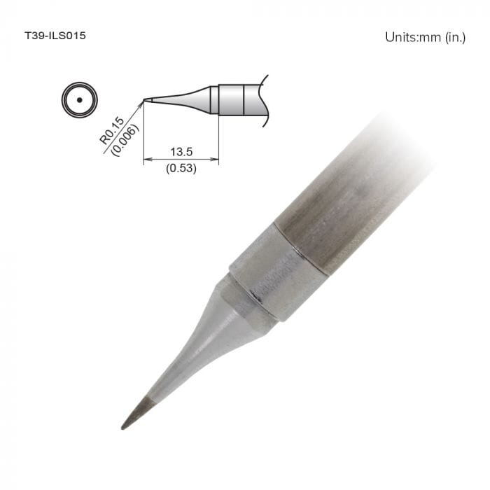 Hakko T39-ILS015 Conical Slim Soldering Tip
