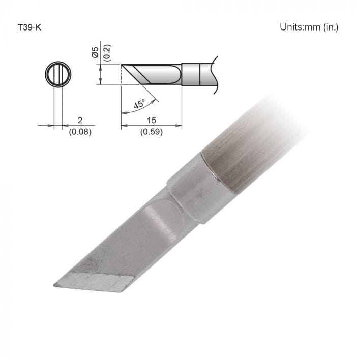 Hakko T39-K Knife Soldering Tip