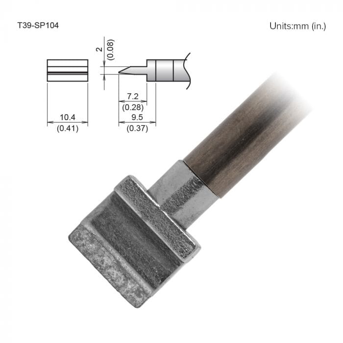 Hakko T39-SP104 Blade Soldering Tip