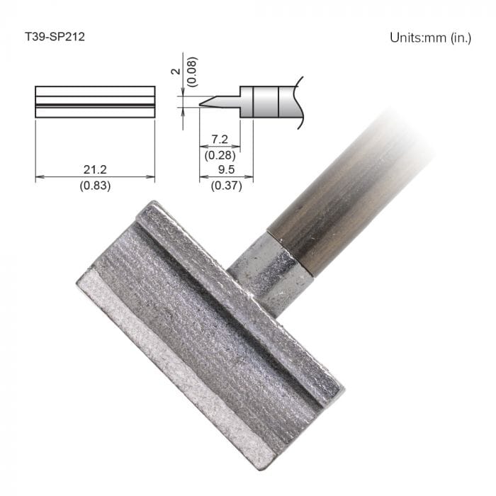 Hakko T39-SP212 Blade Soldering Tip